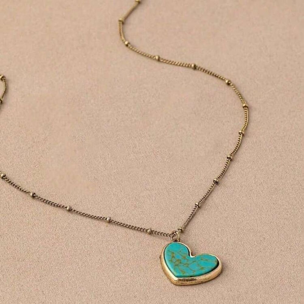 Heart necklace A874